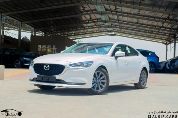 مازدا 6 ستاندر موديل 2022 لون ابيض خليجي Mazda 6 Standard 2022 white color