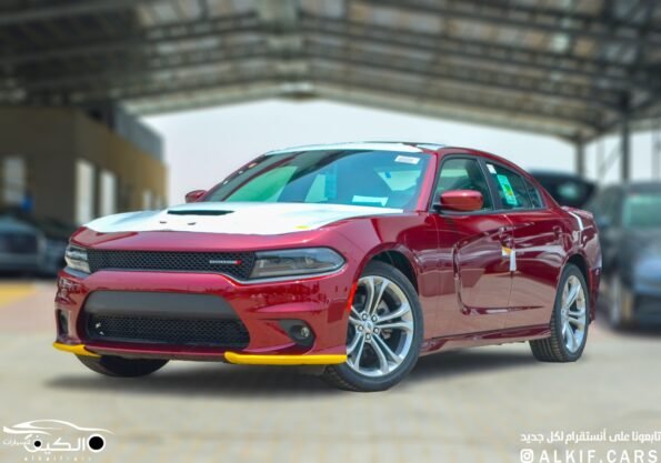 دودج تشارجر جي تي موديل 2022 لون احمر Dodge Charger GT model 2022 red COLOR
